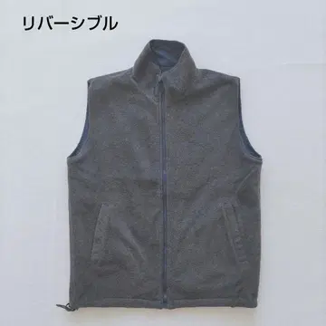 플리스 나일론 베스트 리버서블
