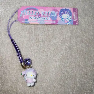 헬로키티 지역 한정 족쇄 스트랩 나가사키 수국 버전