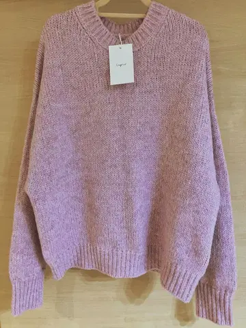 새상품급 택 포함 Ungrid 컬러 모헤어 혼방 루즈 니트