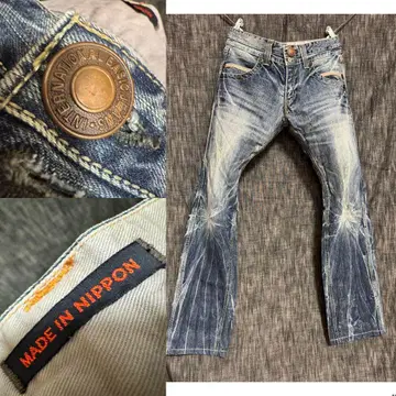 BLUE WAY MADE IN JAPAN 인디고 데님 일본제 청바지