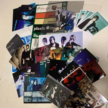 plastic tree 스티커 카드 세트