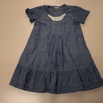 PINK HOUSE 데님 레이스 원피스