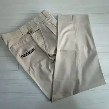 MU SPORTS 미에코 우에사코 골프 팬츠 54 베이지