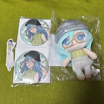 프로세카 히노모리 시즈쿠 하피콜 봉제 인형 캔뱃지 다이컷 스티커