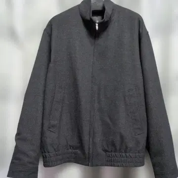 TRW 플란넬 스탠드 블루종 -주름 방지- 다크 그레이 L 사이즈