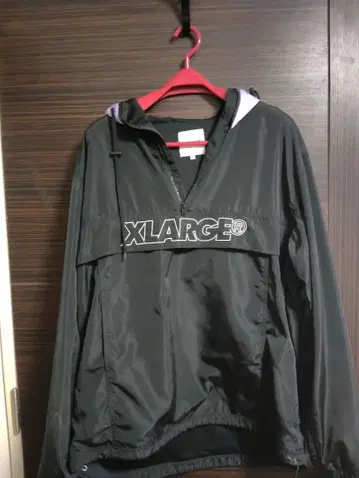XLARGE 나일론 자켓 블랙/퍼플