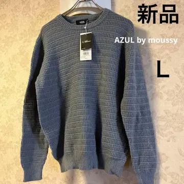 새상품 택 미사용 사이즈 L 아즐 마우지 워셔블 니트 스웨터