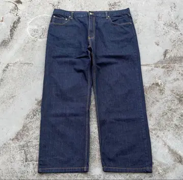 90s~00s Dickies 와이드 배기 데님 다크 네이비