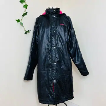 Kaepa 충전솜 벤치 코트 안감 플리스 조절 L 블랙 핑크