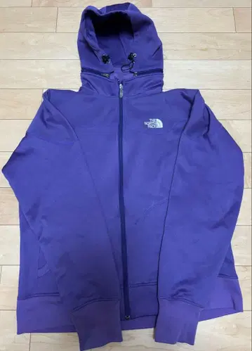 THE NORTH FACE 퍼플 풀 집업 후드티 L used
