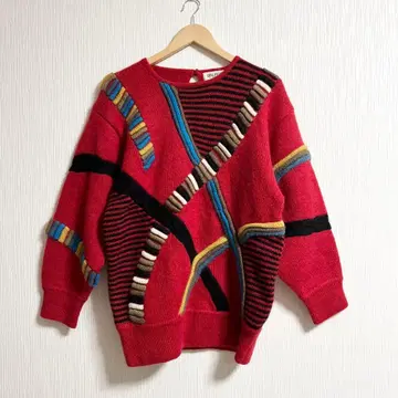 안나프로디 컬러풀 화려한 니트 MILANO