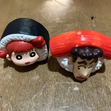 팝마트 짱구는 못말려(크레용 신짱) 스시 모양 캐릭터 피규어 세트
