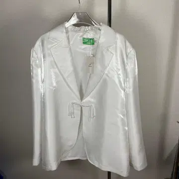 JIECHI 차이나 자켓 화이트 남성용 의상