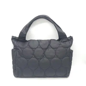 VIA DOAN 파 도트 퀼팅 토트백