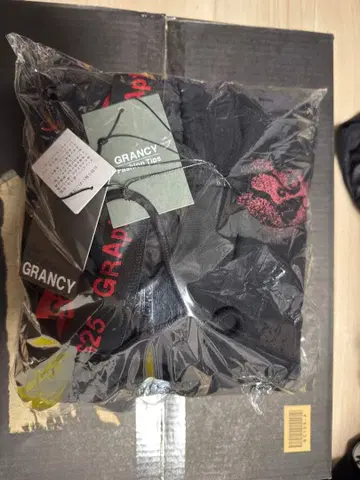 GRANCY 큐빅 레이어드 스웨트 팬츠 M 사이즈 블랙