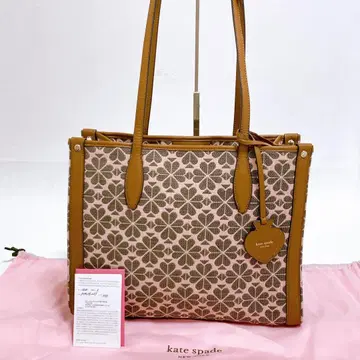 미사용급 케이트 스페이드 뉴욕 토트백 올 패턴 자카드