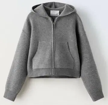 ZARA 니트 후드티