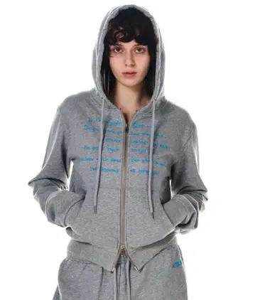 BEEDEN EMBROIDERY JUST FIT ZIP HOODIE