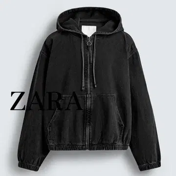 ZARA 워시드 후드 부착 자켓
