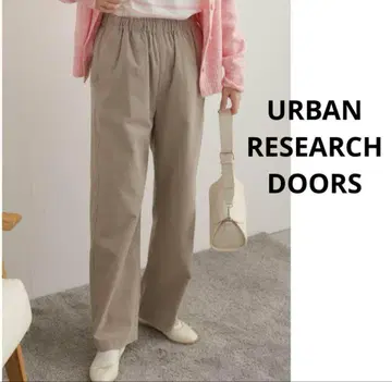 URBAN RESEARCH DOORS 코듀로이 이지 스트레이트 팬츠