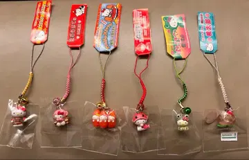 [ 지역 한정 키티 ] 매달이 스트랩 묶음 판매 6점