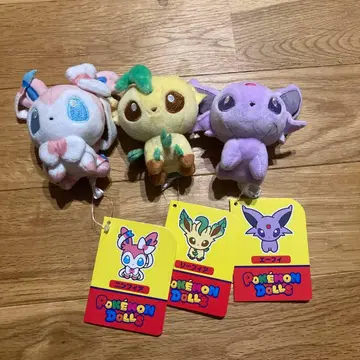 말랑말랑 마스코트 포켓몬 인형 님피아 리피아 에브이 세트