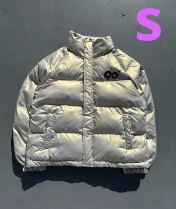 90 로고 리치 퍼퍼 재킷