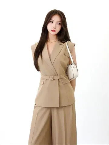 MARGA BELTED TAILORED SET 셋업