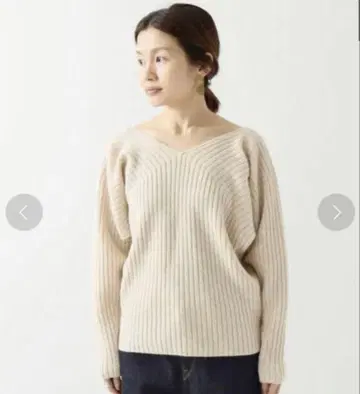 IENA 홀가먼트 울 캐시미어 와이드 니트