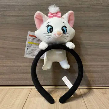 [택 포함] 디즈니 아리스토캣 마리 봉제 인형 머리띠