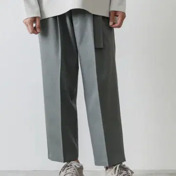ATTACHMENT BELTED TROUSERS