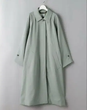 뷰티 앤 유스 개버딘 스텐 칼라 코트