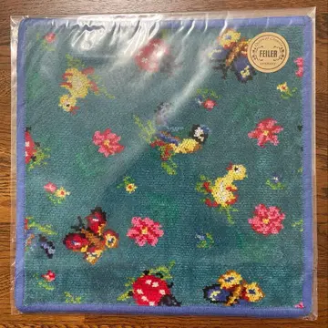 페이 손수건 블루 x 코발트 블루 web 한정판 완판 레어