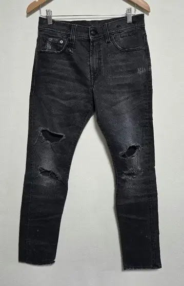 R13 디스트로이 스키니 블랙 데님 30인치 R13