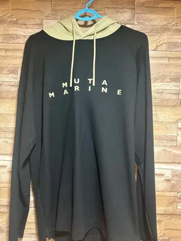 새상품급! muta 후드 부착 후드티 XL 블랙/베이지