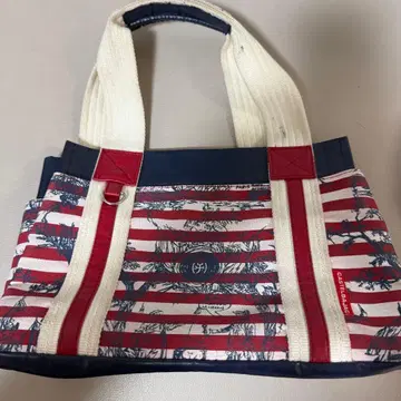 까스텔바작 스트라이프 디자인 미니 토트백