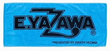야자와 에이요시 페이스 타월 로고 블루/블랙 미개봉품 당일 발송 가능