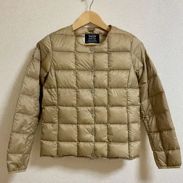 TAION 다운 자켓 베이지