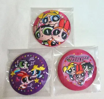 파워퍼프 자수 캔뱃지