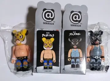 베어브릭 34 아티스트 앞뒤 초창기 타이거 마스크