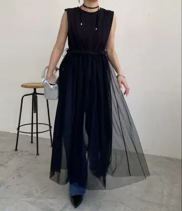 CAPRICIEUX LE'MAGE 도킹 튤 원피스