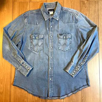 wrangler 데님 셔츠 랭글러 웨스턴 셔츠 니시구치 슈헤이