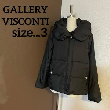 GALLERY VISCONTI 볼륨 컬러 비쥬 다운 자켓