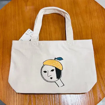 [새상품] 요지야 x 유니클로 토트백 교토 한정판 유자 미니 토트 캔버스