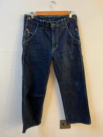 Blue Blue 인디고 페인터 팬츠