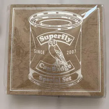 새상품 Superfly 라이브 굿즈 캔뱃지 세트 백팩