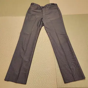 그레이 스트라이프 슬랙스