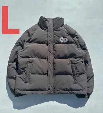 9090 로고 리치 퍼퍼 자켓