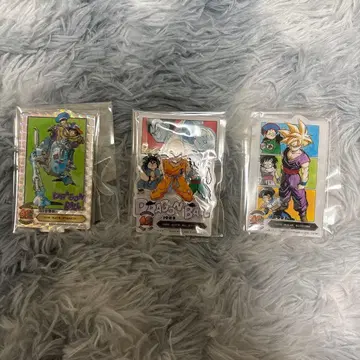 드래곤볼 아크릴 스탠드 3개 세트 제일복권 F상