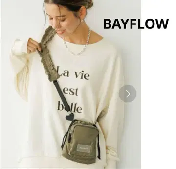 BAYFLOW 프릴 복조리 미니 숄더